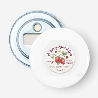 Décapsuleur Douce Baby Shower aux Fraises & Premier Anniversai