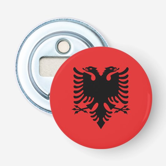 Décapsuleur Drapeau albanais patriotique (Devant)
