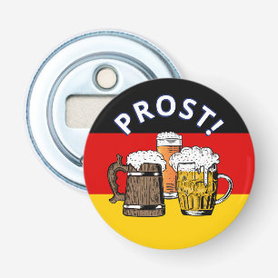 Décapsuleur DRAPEAU ALLEMAND Dessin Trois bières PROST