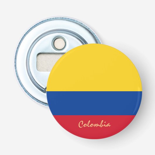 Décapsuleur Drapeau colombien & fête colombienne /boisson spor (Devant)