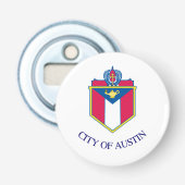 Décapsuleur Drapeau d'Austin, Texas (Devant)