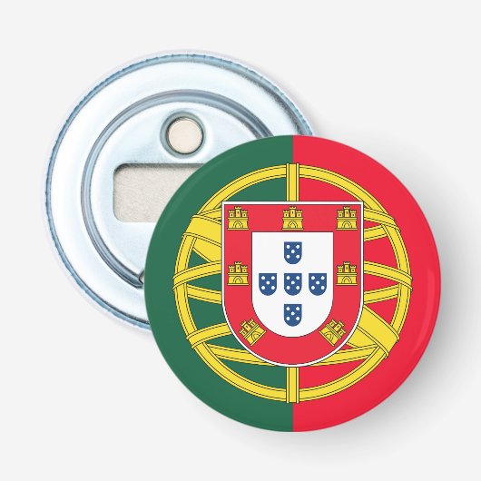 Décapsuleur Drapeau de bouteille du Portugal (Devant)