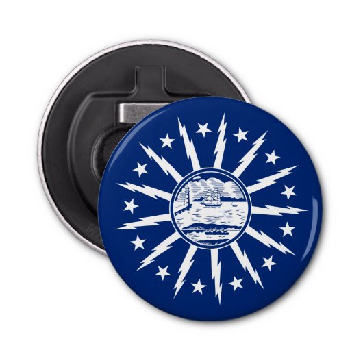 Décapsuleur Drapeau de Buffalo, New York Bottle Opener (Devant)