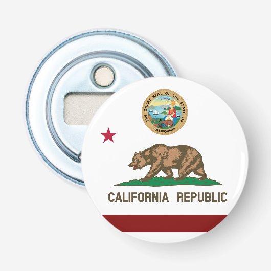 Décapsuleur Drapeau de Californie (Devant)