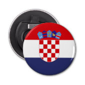 Décapsuleur Drapeau de Croatie (Devant)
