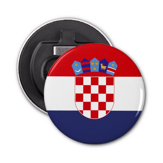 Décapsuleur Drapeau de Croatie (Devant)