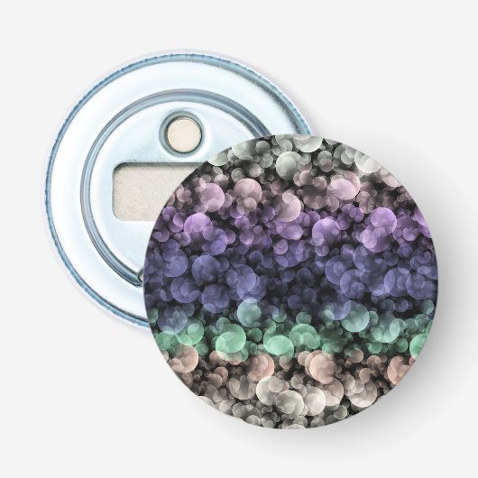 Décapsuleur Drapeau de fierté Uingender Boho Groovy Bulles Écl (Devant)