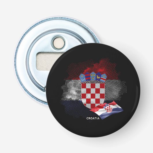 Décapsuleur Drapeau de la Croatie (Devant)