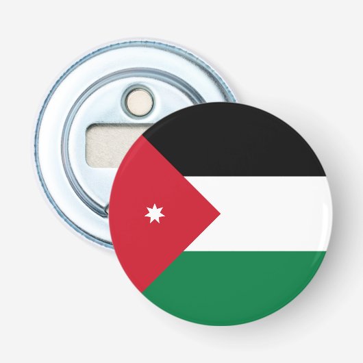 Décapsuleur Drapeau de la Jordanie (Devant)