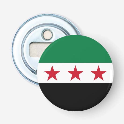 Décapsuleur Drapeau de la Syrie (Devant)