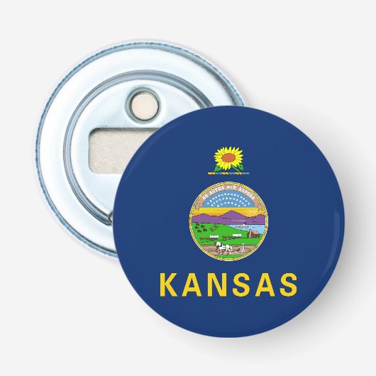 Décapsuleur Drapeau de l'État du Kansas (Devant)