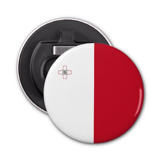 Décapsuleur Drapeau de Malte (Devant)