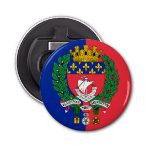 Décapsuleur Drapeau de Paris, France Inaugurateur de bouteille