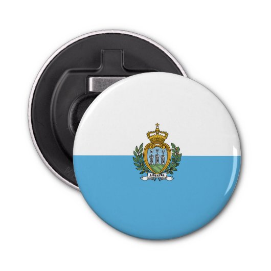 Décapsuleur Drapeau de Saint-Marin (Devant)