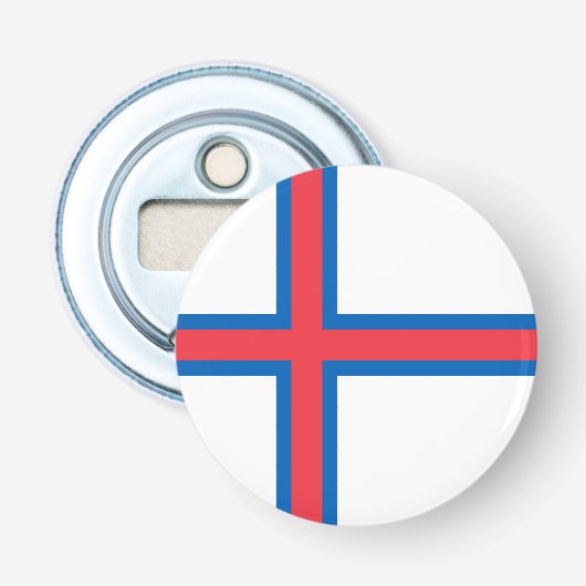 Décapsuleur Drapeau des îles Féroé (Devant)