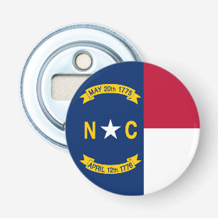 Décapsuleur Drapeau d'État de Caroline du Nord États-Unis