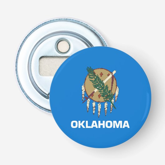 Décapsuleur Drapeau d'État de l'Oklahoma (Devant)