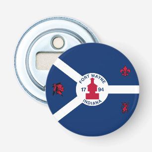 Décapsuleur Drapeau Fort Wayne, Indiana Bottle Opener