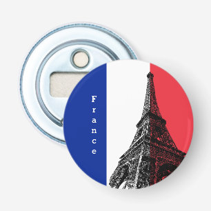 Décapsuleur Drapeau français et Tour Eiffel - France/fans spor