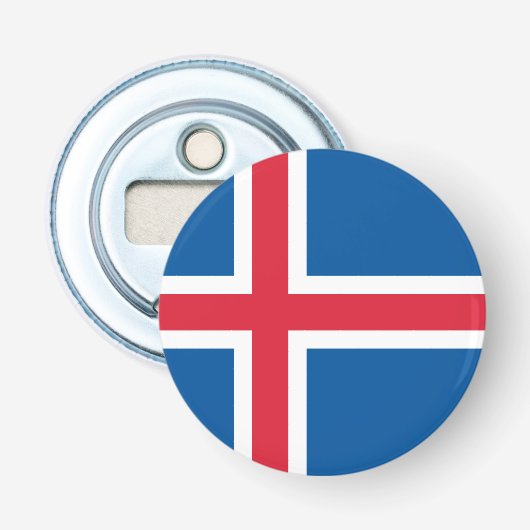Décapsuleur Drapeau Islande - (Devant)