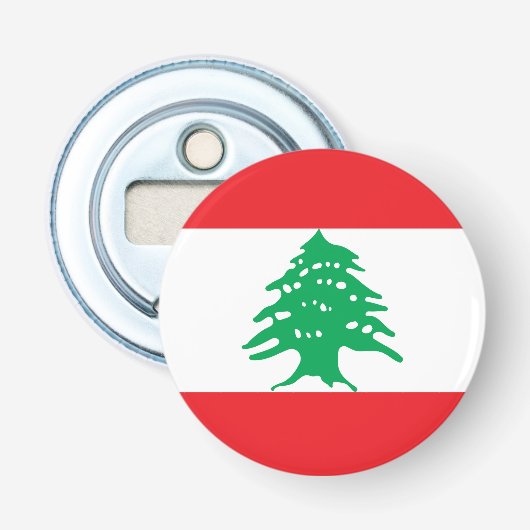 Décapsuleur Drapeau libanais (Devant)