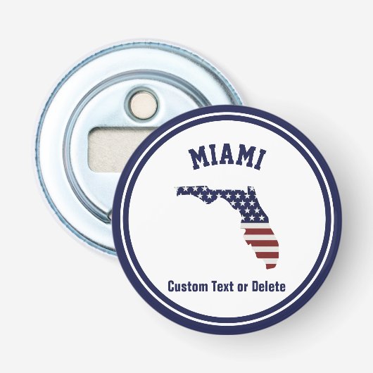 Décapsuleur Drapeau patriotique | de la carte | Etats-Unis de (Devant)