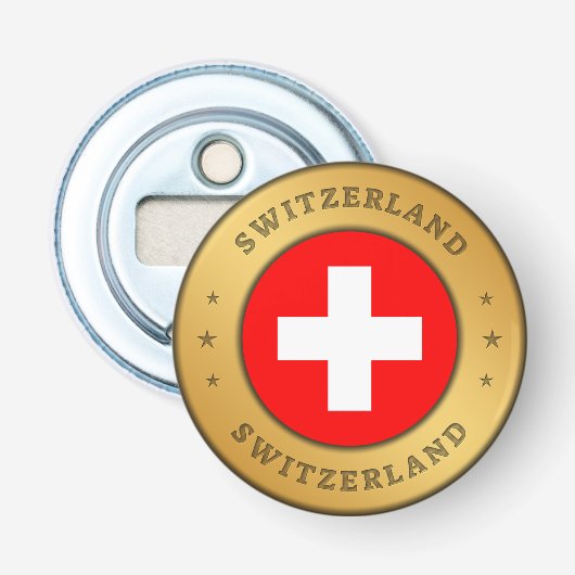 Décapsuleur Drapeau Suisse (Devant)