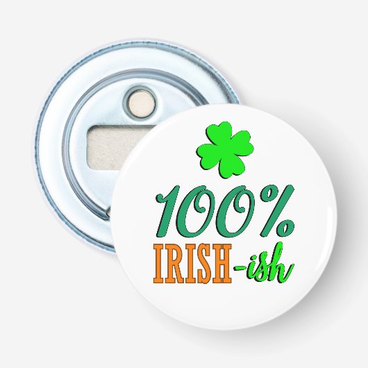 Décapsuleur Drôle cadeau 100% irlandais pour la Saint Patrick (Devant)