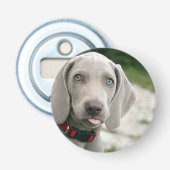 Décapsuleur Drôle Chien Sticking Tongue Out Photo (Devant)