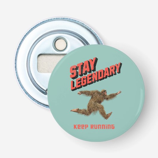 Décapsuleur Drôle de motivation de course de Bigfoot (Devant)