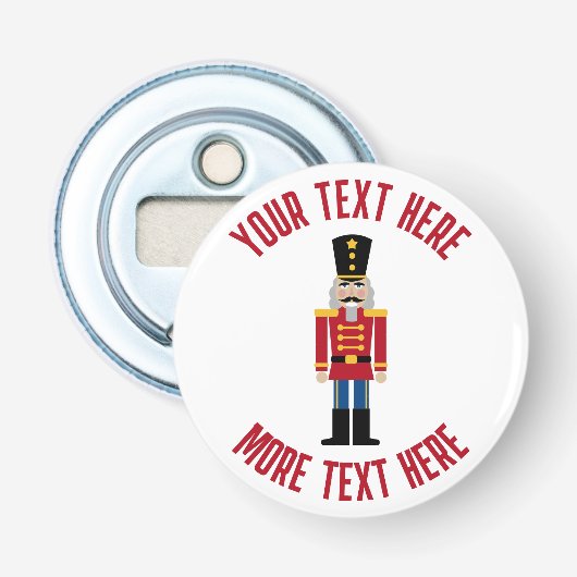 Décapsuleur Drôle noisette noisette ouvre-bouton magnétique (Devant)