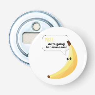Décapsuleur Drôles de faveurs de fête à la banane rétro avec d