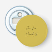 Décapsuleur Écriture manuscrite professionnelle couleur or (Devant)