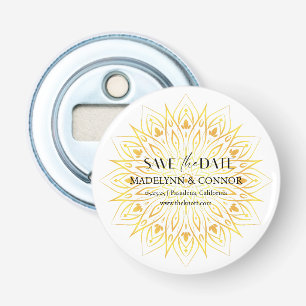 Décapsuleur Élégant Fleur sauvage orange bouton ouverture de b