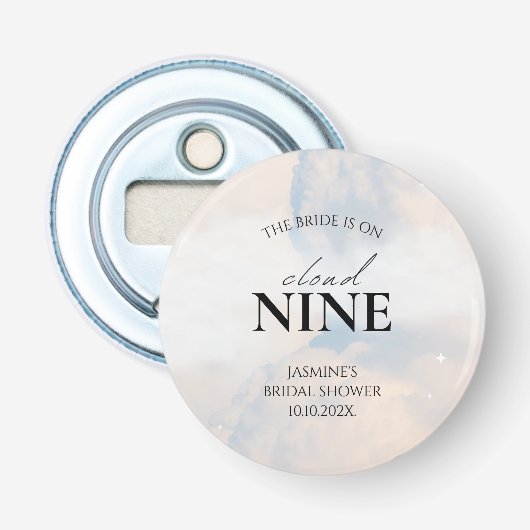 Décapsuleur Elle est sur un nuage Mariage dans les rêves Ciel (Devant)