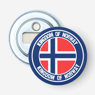 Décapsuleur Emblème rond de Norvège