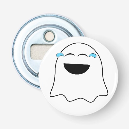 Décapsuleur Emoji de fantôme drôle ! (Devant)