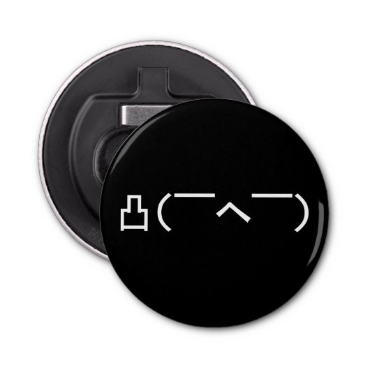 Décapsuleur Emoticône du doigt moyen en colère Kaomoji japonai (Devant)
