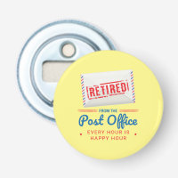 Employé du bureau de poste de retraite des travail
