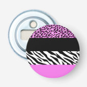 Décapsuleur Empreinte de léopard, Zebra Print, Poster de anima (Devant)