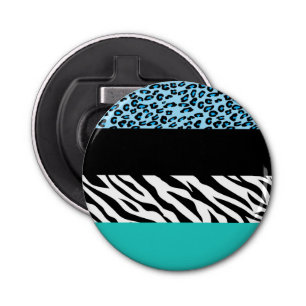 Décapsuleur Empreinte de léopard, Zebra Print, Poster de anima