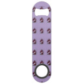 Décapsuleur en Acier Inoxydable Bouquet de Violett (Dos)