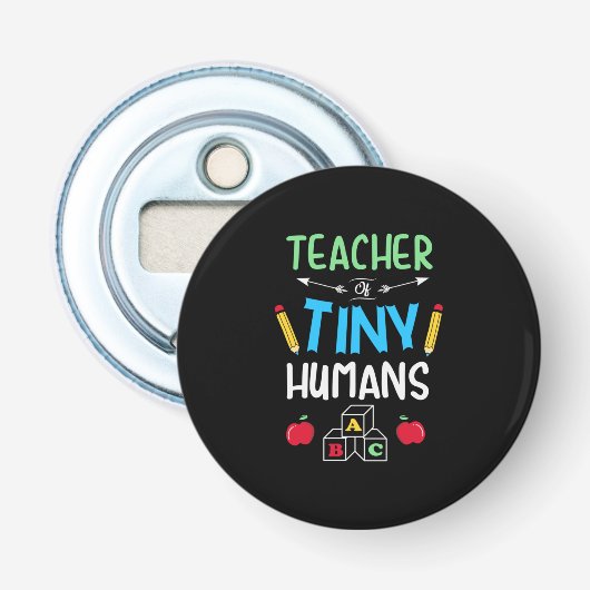 Décapsuleur Enseignant Cadeau enseignant minuscules humains (Devant)