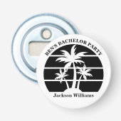 Décapsuleur Enterrement de vie de garçon sur la plage Mariage  (Devant)