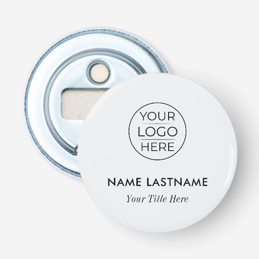 Décapsuleur Entreprise de Logo Moderne (Devant)