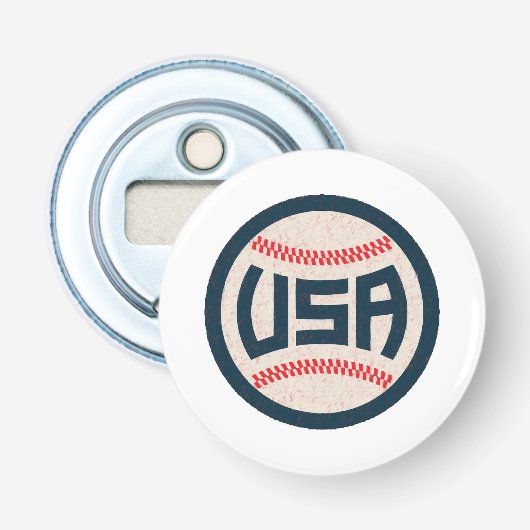 Décapsuleur Équipe de baseball USA (Devant)