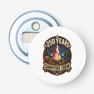 Décapsuleur Équipe de feu de camp 250 ans 1776 2026 250e 4 jui