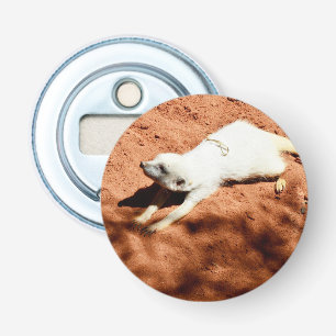 Décapsuleur Étirement Meerkat Blanc, Ouverture De Bouteille