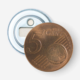 Décapsuleur Euro 5 Cent pièce d'argent