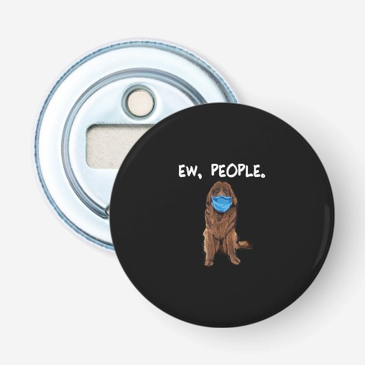 Décapsuleur Ew | Masque visage de chien | Drôle cadeau (Devant)